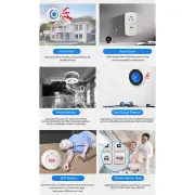 WiFi Home Alarm System High Decibel Voice Prompt Infrared Sensing WiFi GSM Burgl