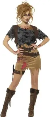 Smiffys 46848XS Deluxe Zombie Huntress Costume X-Small