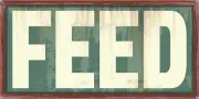GENERIC WEATHERED LOOK FEED STORE OLD AG FARM SIGN REMAKE ALUMINUM SIZE OPTIONS