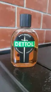 BOTTLE OF DETOL ANTISEPTIC 1955 ANTIQUE RARE COLLECTIBLE UNOPENED