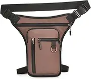 Drop Leg Bag | Thigh Pouch | Drop Leg Bag Pouch | Motorcycle Leg Bag | Drop Leg Pouch with Adjustable Tightness | Multi-Pocket Waist Fanny Pack for Wallet Key Kettle Raincoat Gloves