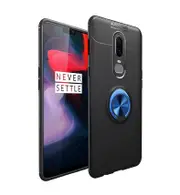 2PCS Shockproof Case for Oneplus OnePLus 9R Soft Silicone Ring Stand Phone Back Cover for OnePLus 9R- Black and Blue OnePLus 9R