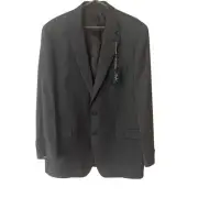 Lauren Ralph Lauren Brown TanPlaid Suit Jacket Blazer 46L NWT