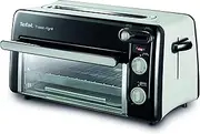 Tefal Toast n' Grill TL6008, 2-in-1 Toaster and Mini Oven, Very Energy Efficient and Fast, 1300 Watt, 43.5 x 28.5 x 22.5 cm, Matte Black/Aluminium, 220-240V, 50-60Hz
