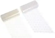 FOYTOKI 500 Pairs Removable Round Dot Stickers Adhesive Dot Decals for Photos Balloons Decorations No Glue Marks White