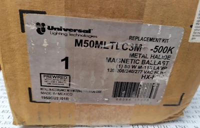 Universal M50MLTlC3M-500K 50 Watt Metal Halide Ballast Kit