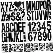 DOITOOL Alphabet Number Stickers Vinyl Letter Decals for Mailbox Business Address Number
