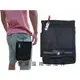 OVER-LAND 腰包外掛式中容量主袋可5.5寸機防水尼龍布+皮革隨身包工作袋可穿過皮帶 (2.6折)