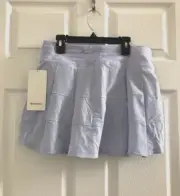 New Lululemon Pace Rival Mid-Rise Skirt *Long Size 6 Pastel Blue-LW8AADT PSLB