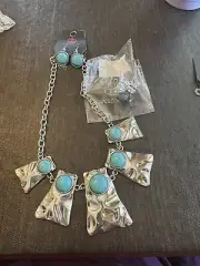 Paparazzi Turquoise Jewelry Lot