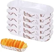 QANYEGN 300Pcs Loaf Bread Pan Paper Liners, Boat Baking Papers Liners, Boat Cake Paper Cups, Paper Loaf Pan Liners for Cakes, Snacks, Cupcakes, Muffins