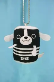 San-X Characters S14 Dry Cell Battery Dog One Dench Plush Doll Keychain Black A