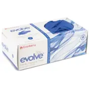 Cranberry Evolve Nitrile Gloves: MEDIUM 300/Bx. Powder-Free, Fingertip-Textured