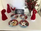 Studio Nova Festive Frosty Salad/Dessert Plates Set of (4) 8" New!!!