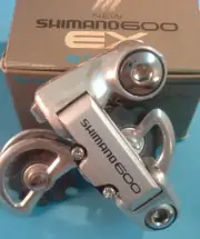 Shimano 600 EX RD-6207 Rear Road Derailleur-NEW / NOS 5/6/7/8-Spd- Mint- NIB++