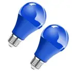 2 Pack E27 Screw LED Bulb SMD 2835 5W Blue Non-dimmable A50 Bulbs for Table Lamp