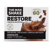 The Man Shake Restore Chocolate 50g x 10 Sachets (Total 500g)