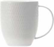 Maxwell & Williams White Basics Diamonds Coupe Mug 370ml
