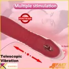Thrusting Anal Plug Butt Vibrator Dildo Prostate Massager Sex Toys for Men Women
