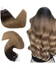 Microlink Hair Extensions Human Hair Micro Loop Bead In Hair Ombre 18” 50 Strand