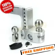 Weigh Safe WS6-2.5 Adjustable Hitch Ball Mount with Scale, 2.5" Shaft - 6" Drop