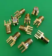 (1 PC) SMA Female Panel PCB Mount Solder Connector - USA Seller