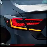 Taillight Assembly Compatible for Accord 2018-2020 LED Driving Lights LED Sequential Turn Lights LED Stop Lights
