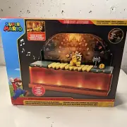 Nintendo Super Mario Deluxe Bowser Battle Playset SEALED with Lights and Sounds