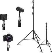 Solwim 2 Pack VR Tripod Stand, HTC Vive Base Station Compatible Sensor Stand and Base Station Mount for Vive Sensors or Oculus Rift Constellation（2pack Tripod Stand Set，Black）