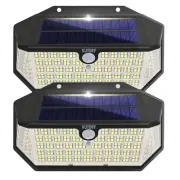 Solar Outdoor Lights, 266LED with Motion Sensor and 3 Lighting Modes, IP65 Wa...