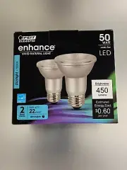 FEIT Electric Enhance 5 watts PAR20 LED Bulb 450 lumens Daylight Floodlight