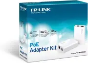 TP-LINK TL-POE200 Power over Ethernet Adapter Kit Rj45 100meter Selectable Power