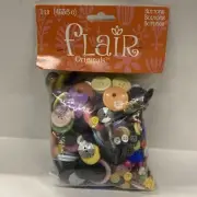 Flair Originals Assorted Buttons Bag, 1LB Craft and Sewing Buttons