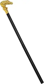 Dragon Head Scepter Ornament Walking Stick Wand Fancy Halloween Halloween Party Favors Accessories Role Play Wand Pretend Cosplay Glowing Cane Costume Walking Led Plastic Golden