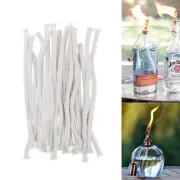 5Pcs 6mm Fiberglass wick alcohol kerosene oil lamp candle fuel 15cm!