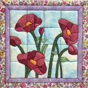 Quilt Magic® Spring Flowers No-Sew Quilt Kit