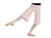 NWT Bloch Dance Light Pink Rollover Waist Culottes Girls Int Child 6X-7 CR9014