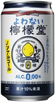 Coca-cola, Yowanai Lemon do, Non Alcohol Cocktail Drink, 350ml