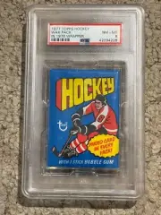 1976 TOPPS HOCKEY WAX PACK PSA 8 NM-MT SEALED UNOPENED