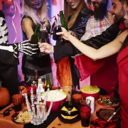 3 Pairs Skeletons Halloween Hand Claw Giant Ornaments Outdoor