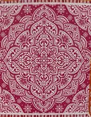 Beach Towel for 2 Loft by Loftex Jumbo 72" X 84" Pink Medallion NWT