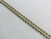 SCALAMANDRE LODEN GOLD PEARL "PETIT PALAIS" PASSEMENTERIE SILK BRAID GIMP TRIM