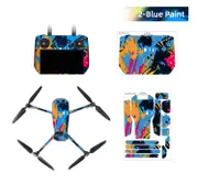 Sunnylife Protective Scratch-proof Decals for Mavic 3 Pro (DJI RC Pro Version)(Blue Paint)