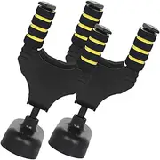 CIMAXIC Sturdy Guitar Wall Mount Holders 2 Sets Auto-locked Guitar Hangers Soft Padding for Scratch-