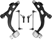 6pcs Control Arm with Ball Joints Stabilizer Link Tie Rod End Kits Compatible For Ford Five Hundred Freestyle 2005-2007