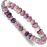 [JewelryWeb] Charoite 7mm Beaded Stretch Bracelet-Stretch-Bracelet for Women