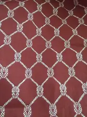 Home Seasons HS" Square Knots" 100% Cotton Decorators Fabric 4.5 YARDS