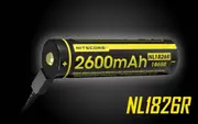 Nitecore 2600mAh Micro USB Rechargable 18650 Battery