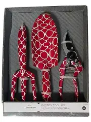 Threshold Garden Tool Set, Red Pruning Shears, Gardening Trowel & Cultivator
