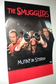 POSTER by The SMUGGLERS mutiny in stereo Limited Edition for band album art 8